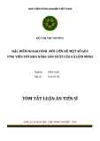 Tóm tắt Luận án Tiến sĩ ngành Chăn nuôi: Đặc điểm ngoại hình, mối liên hệ một số gen ứng viên với khả năng sản xuất của gà Liên Minh