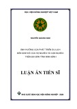 Luận án Tiến sĩ Kinh tế phát triển: Ảnh hưởng của phát triển du lịch đến sinh kế của hộ nghèo và cận nghèo trên địa bàn tỉnh Ninh Bình