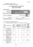 Đề thi kết thúc học phần học kì 1 môn Kinh tế năng lượng năm 2023-2024 - Trường ĐH Văn Lang