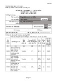 Đề thi kết thúc học phần học kì 3 môn Công nghệ sản xuất mỹ phẩm năm 2023-2024 - Trường ĐH Văn Lang