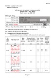 Đề thi kết thúc học phần học kì 3 môn Cơ học kết cấu 2 năm 2023-2024 có đáp án