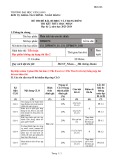 Đề thi kết thúc học phần học kì 2 môn Phân tích báo cáo tài chính 2023-2024 - Trường ĐH Văn Lang