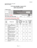 Đề thi kết thúc học phần học kì 2 môn Tổ chức thi công và an toàn lao động năm 2023-2024 có đáp án - Trường ĐH Văn Lang