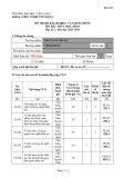 Đề thi kết thúc học phần học kì 3 môn Quản lý cơ sở thẩm mỹ năm 2023-2024
