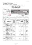 Đề thi kết thúc học phần học kì 2 môn Quản trị rủi ro doanh nghiệp năm 2023-2024 - Trường ĐH Văn Lang