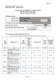 Đề thi kết thúc học phần học kì 3 môn Kế toán ngân hàng năm 2023-2024 có đáp án - Trường ĐH Văn Lang