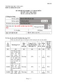 Đề thi kết thúc học phần học kì 2 môn Quản lý điểm đến du lịch năm 2023-2024