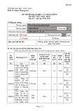 Đề thi kết thúc học phần học kì 1 môn Tâ lý học trong kinh doanh năm 2023-2024