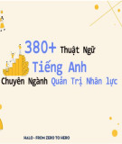 381 thuật ngữ Tiếng Anh chuyên ngành Quản trị nhân lực