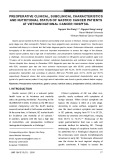 Preoperative clinical, subclinical characteristics and nutritional status of gastric cancer patients at Vietnam National Cancer Hospital