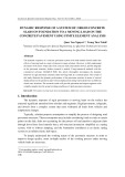 Dynamic response of a system of 3 rigid concrete slabs on foundation to a moving load on the concrete pavement using finite element analysis