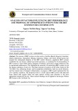 Analysis of factors influencing BRT performance and proposal of appropriate options for the BRT system in Ho Chi Minh city