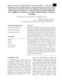 Investigating the impact of high velocity oxy-fuel spraying technology parameters on the hardness of carbides material coating for internal surface of pipes