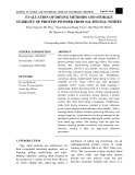 Evaluation of drying methods and storage stability of protein powder from salted egg whites