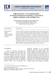 Influential factors on the implementation of strategic management accounting: A case study of logistics enterprises in Ho Chi Minh City