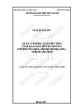 Luận văn Thạc sĩ Quản lý đô thị và công trình: Quản lý không gian kiến trúc cảnh quan Khu đô thị Cienco5 phường Yết Kiêu, thành phố Hạ Long, tỉnh Quảng Ninh