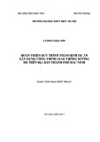 Luận văn Thạc sĩ Quản lý đô thị và công trình: Hoàn thiện quy trình thẩm định dự án xây dựng công trình giao thông đường bộ trên địa bàn thành phố Bắc Ninh