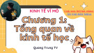 Bài giảng Kinh tế vĩ mô - Chương 1: Tổng quan về kinh tế học