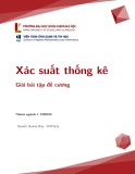 Giải bài tập đề cương Xác suất thống kê