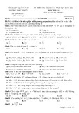 Đề thi học kì 1 môn Toán lớp 11 năm 2024-2025 - Trường THPT Tố Hữu, Quảng Nam