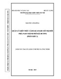 Luận văn Thạc sĩ Quản lý đô thị và công trình: Quản lý kiến trúc, cảnh quan khu đô thị mới phía Nam thành phố Hải Dương (phân khu 2)