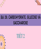 Tài liệu môn Khoa học tự nhiên lớp 9 - Chủ đề: Carbohydrate glucose và saccharose