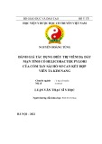 Luận văn Thạc sĩ Y học: Đánh giá tác dụng điều trị viêm dạ dày mạn tính có Helicobacter Pylori của cốm tan Sài Hồ Sơ Can kết hợp viên Tả Kim nang