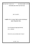 Tóm tắt Luận án Tiến sĩ Kỹ thuật: Nghiên cứu các đặc trưng sóng gián đoạn khi vỡ đập bê tông