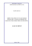 Luận án Tiến sĩ Kỹ thuật: Nghiên cứu đặc tính cơ lý của chất thải rắn sinh hoạt phục vụ đánh giá ổn định bãi chứa và khả năng sử dụng tro đáy trong xây dựng đường