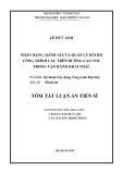 Tóm tắt Luận án Tiến sĩ Kỹ thuật: Nhận dạng, đánh giá và quản lý rủi ro công trình cầu trên đường cao tốc trong vận hành khai thác