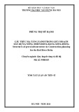 Tóm tắt Luận án Tiến sĩ Quy hoạch vùng và đô thị: Cấu trúc hạ tầng xanh trong quy hoạch xây dựng nông thôn đồng bằng sông Hồng