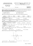 Đề thi học kì 1 môn Toán lớp 12 năm 2024-2025 - Trường THPT Hùng Vương, Quảng Nam
