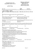 Đề thi học kì 1 môn Vật lý lớp 12 năm 2024-2025 - Trường THPT Nguyễn Văn Cừ, Quảng Nam