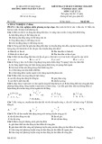 Đề thi học kì 1 môn Vật lý lớp 11 năm 2024-2025 - Trường THPT Nguyễn Văn Cừ, Quảng Nam