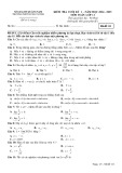 Đề thi học kì 1 môn Toán lớp 11 năm 2024-2025 - Trường THPT Hùng Vương, Quảng Nam