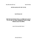 Luận văn Thạc sĩ Quản lý đô thị và công trình: Một số giải pháp nâng cao hiệu quả quản lý các dự án công trình hạ tầng xã hội thuộc quận Hà Đông, TP Hà Nội