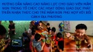 Bài giảng Hướng dẫn nâng cao năng lực cho giáo viên mầm non trong tổ chức các hoạt động giáo dục phát triển nhận thức cho trẻ mầm non phù hợp với bối cảnh địa phương