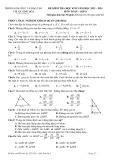 Đề thi học kì 2 môn Toán lớp 8 năm 2023-2024 - Phòng GD&ĐT Ninh Hòa