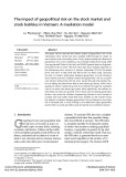 The impact of geopolitical risk on the stock market and stock bubbles in Vietnam: A mediation model