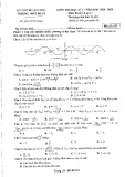 Đề thi học kì 1 môn Toán lớp 11 năm 2024-2025 - Trường THPT Dĩ An