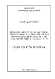 Luận án Tiến sĩ Vật lý: Tính chất điện tử và các đặc trưng tiếp xúc trong cấu trúc xếp lớp van der Waals dựa trên MA2Z4 (M = kim loại chuyển tiếp; A = Si, Ge; Z = N, P)