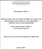 Tóm tắt Luận án Tiến sĩ Kinh tế chính trị: Thu hút FDI vào các tỉnh ven biển của Việt Nam trong bối cảnh tham gia các hiệp định thương mại tự do thế hệ mới