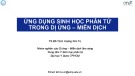 Bài giảng Ứng dụng sinh học phân tử trong dị ứng – miễn dịch - TS.BS. Trịnh Hoàng Kim Tú