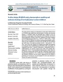 In silico design, 2D-QSAR study, pharmacophore modeling and molecular docking of novel glutaminyl cyclase inhibitors