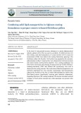 Combining solid lipid-nanoparticles in Alginate coating formulation to prepare enteric-released Diclofenac pellets