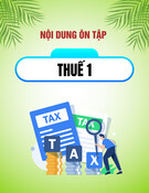 Nội dung ôn tập môn: Thuế 1 (Thuế và hệ thống thuế; luật thuế và ngân sách)