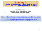 Bài giảng Phương pháp tối ưu trong kinh tế: Chương 5 - Nguyễn Phương