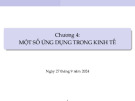 Bài giảng Toán cao cấp 1: Chương 4 - ĐH Ngân hàng TP. HCM