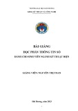 Bài giảng học phần Thông tin số - Nguyễn Thị Toan