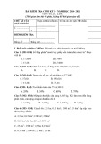 Đề thi học kì 1 môn Toán lớp 5 năm 2024-2025 có đáp án - Trường TH Nguyễn Văn Trỗi, Cát Hải